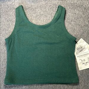 Body Wrappers Forest Green Dancewear Tank Top M